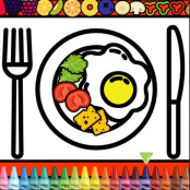 Color And Decorate Dinner Plate